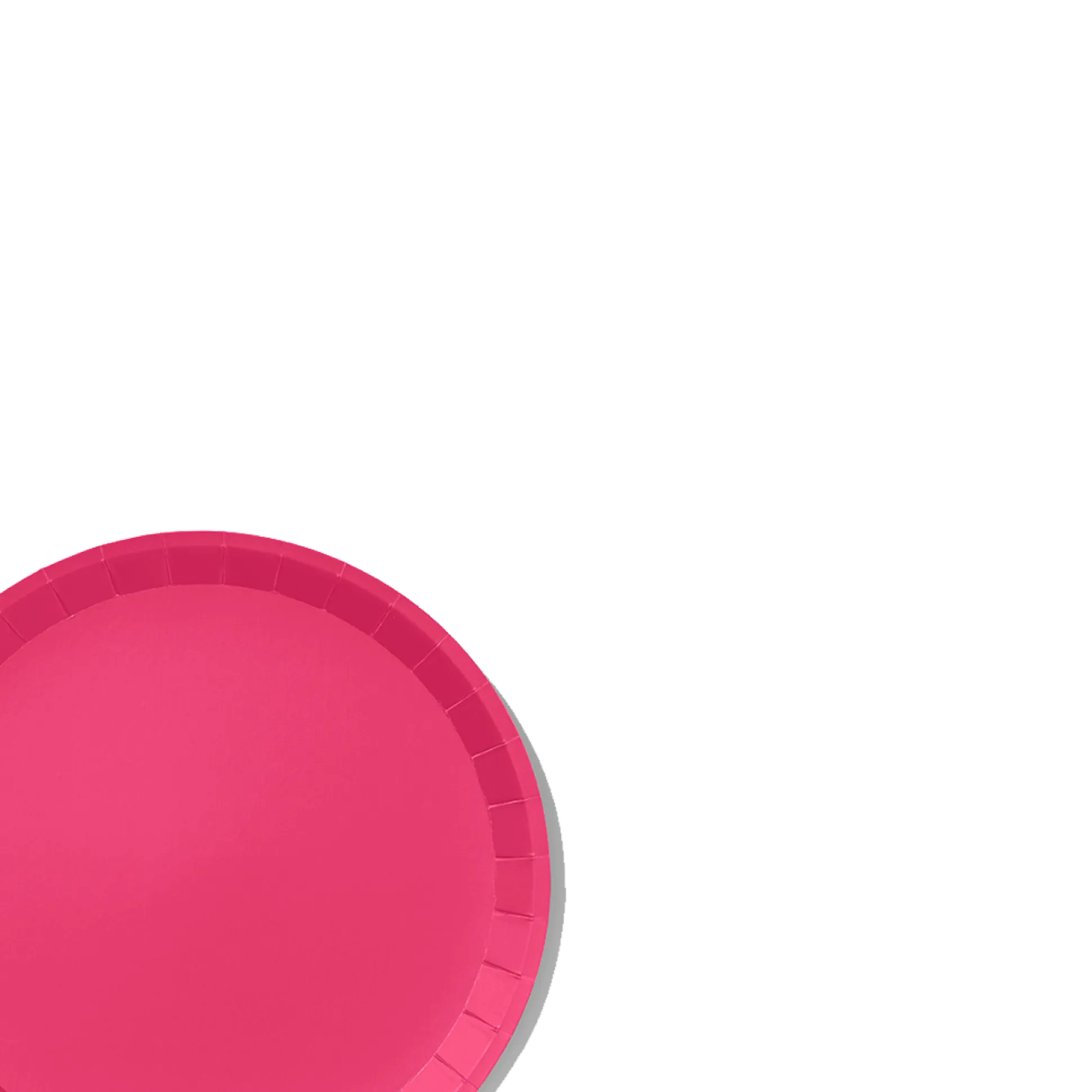 Hot Pink Classic Large Plates (10 per pack)