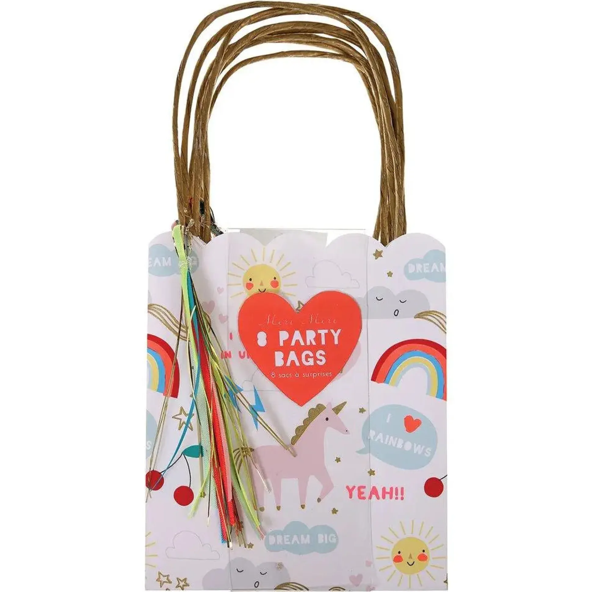 I Believe In Unicorns Party Bags, Pack of 8