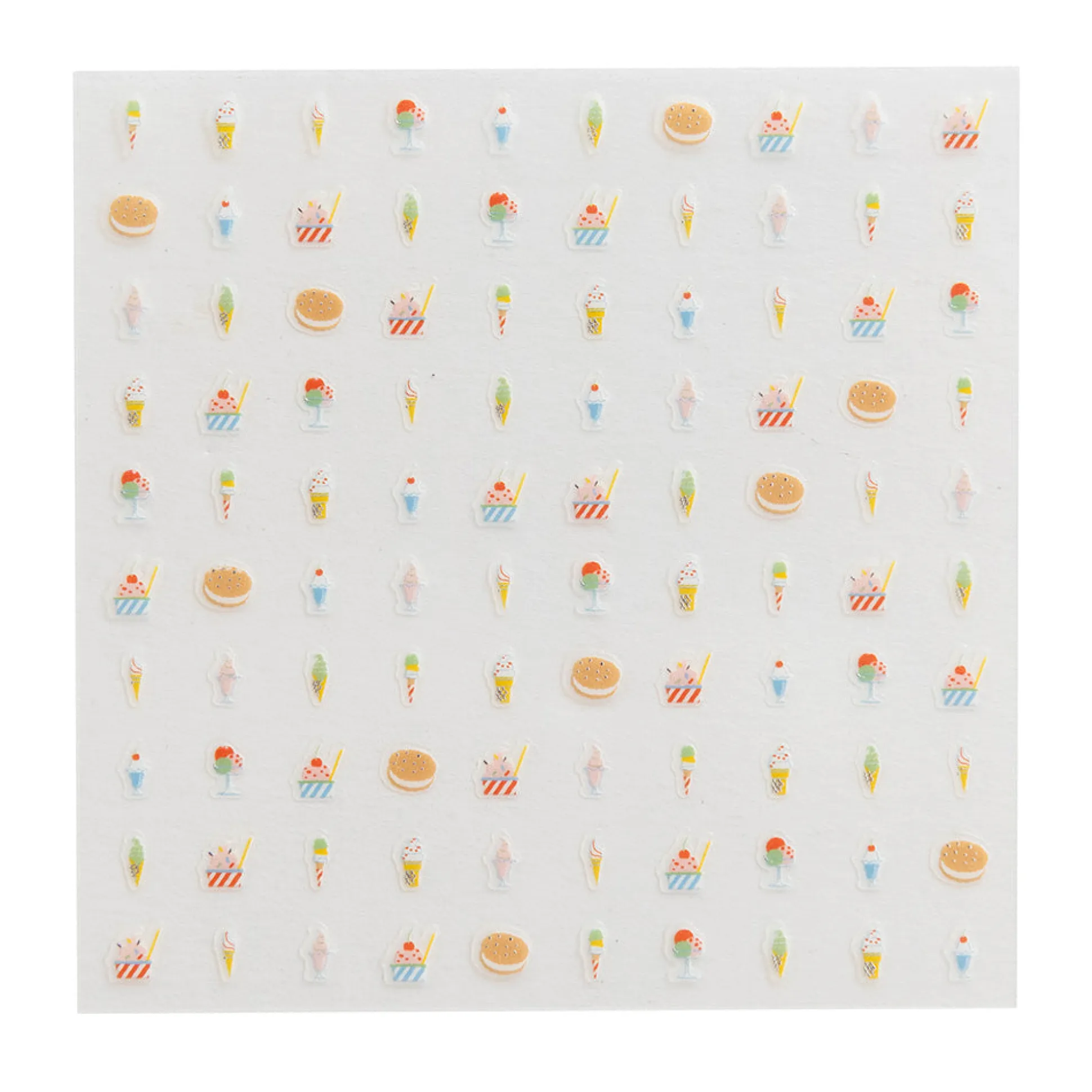 Ice Cream Dreams Nail Stickers, Pack of 100