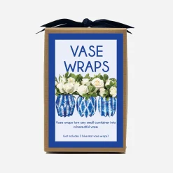 Ikat Vase Wraps, Set of 3