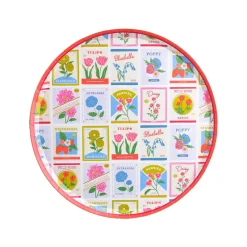 In Bloom Seed Packet Dessert Plates