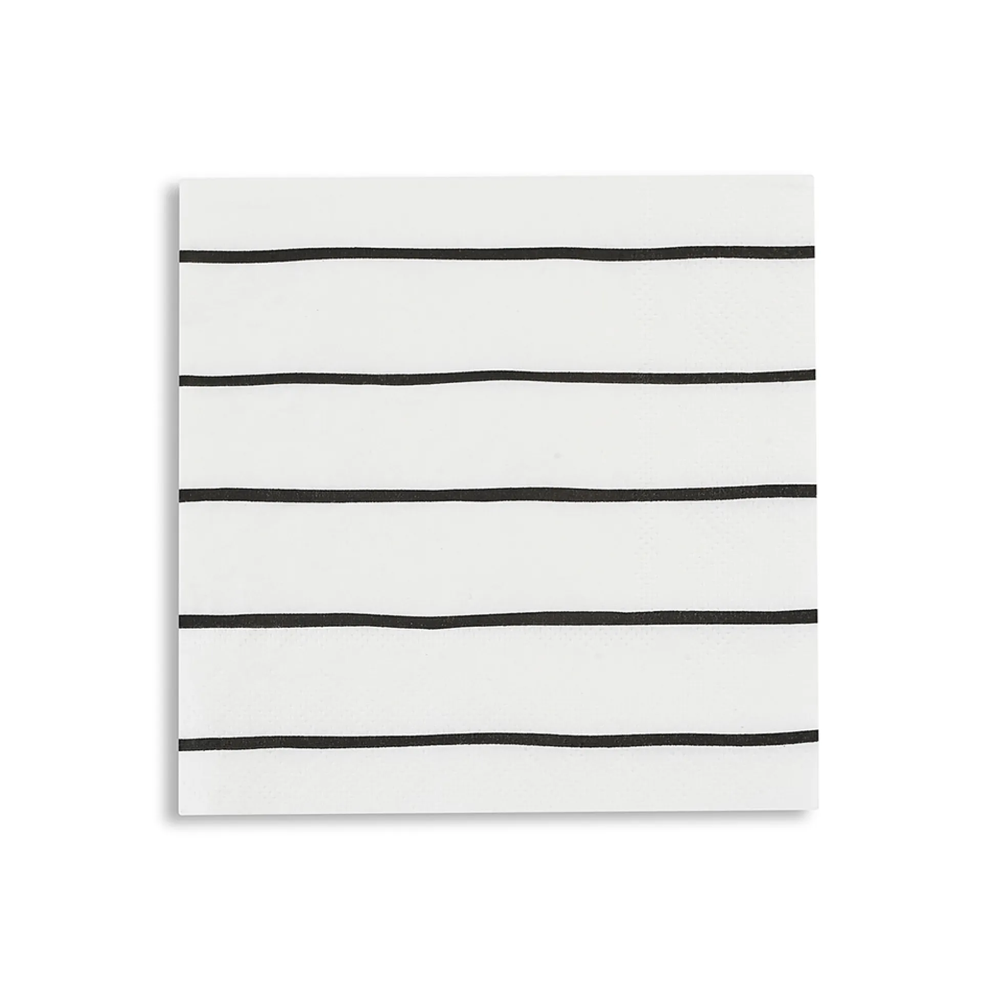 Ink Frenchie Striped Petite Napkins, Pack of 16