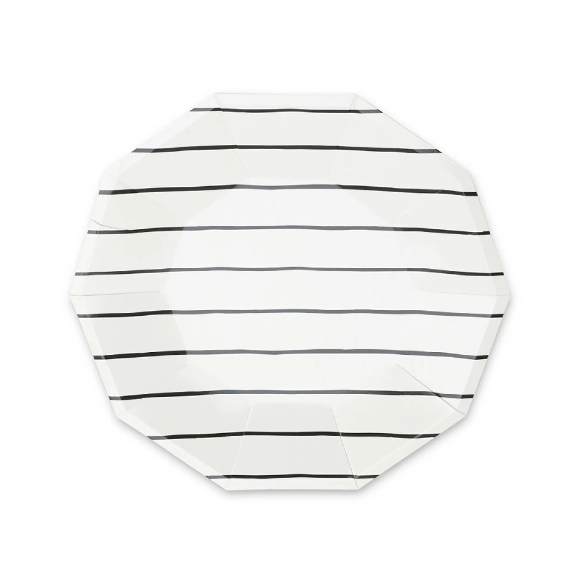Ink Frenchie Striped Small Plates, Pack of 8