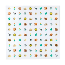 Into the Wild Nail Stickers, Pack of 100