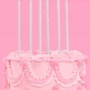 Iridescent Glitter Candles - Set of 10
