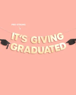 It's Giving Graduated Banner