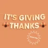 It's Giving Thanks Banner - 3D paper banner