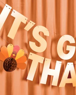 It's Giving Thanks Banner - 3D paper banner