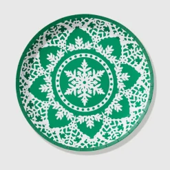 Jolly Snowflake Small Plates (10 Per Pack)
