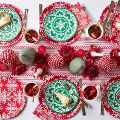 Jolly Snowflake Small Plates (10 Per Pack)