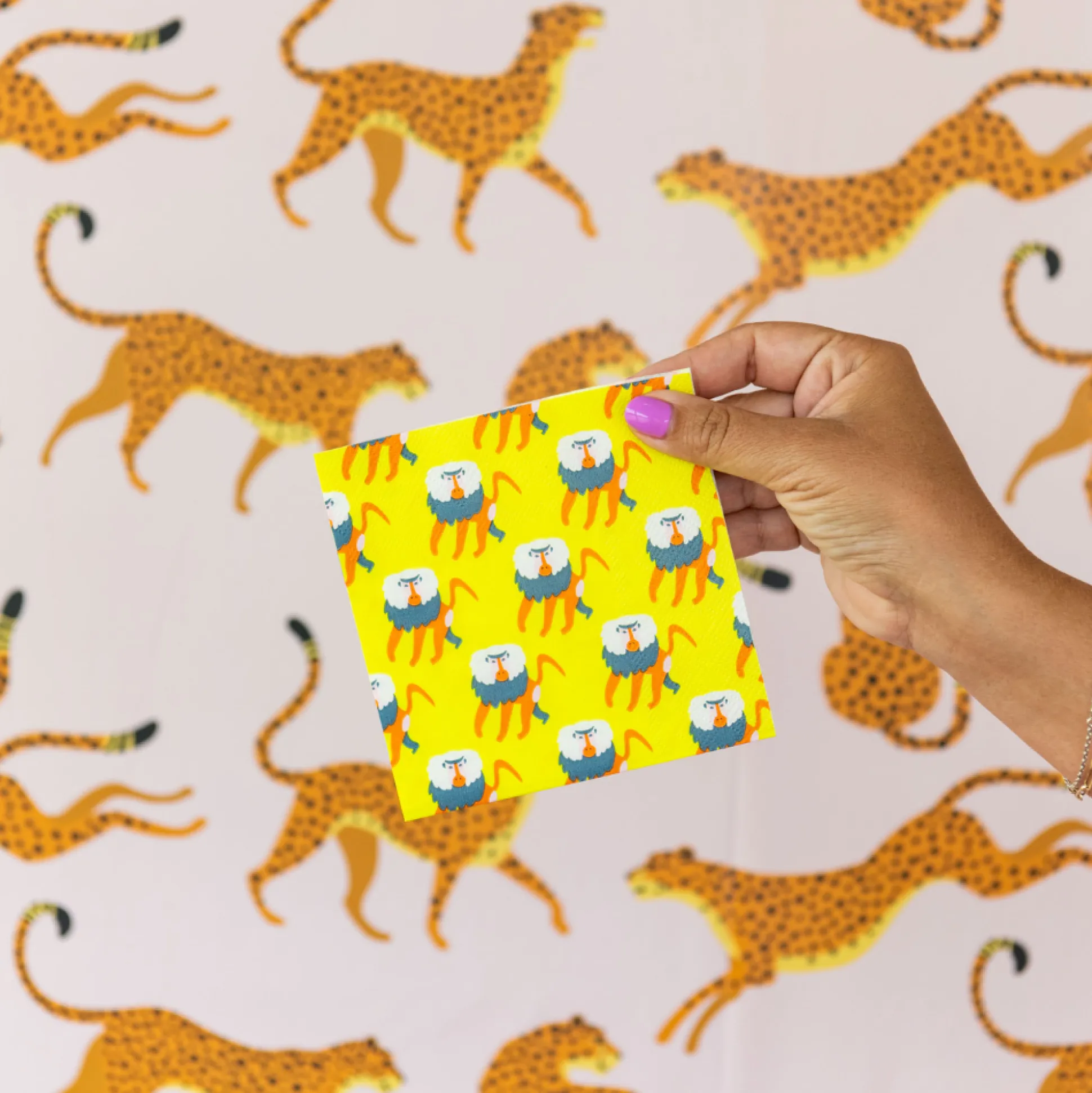 Jungle Animals Large Napkins, Pack of 16