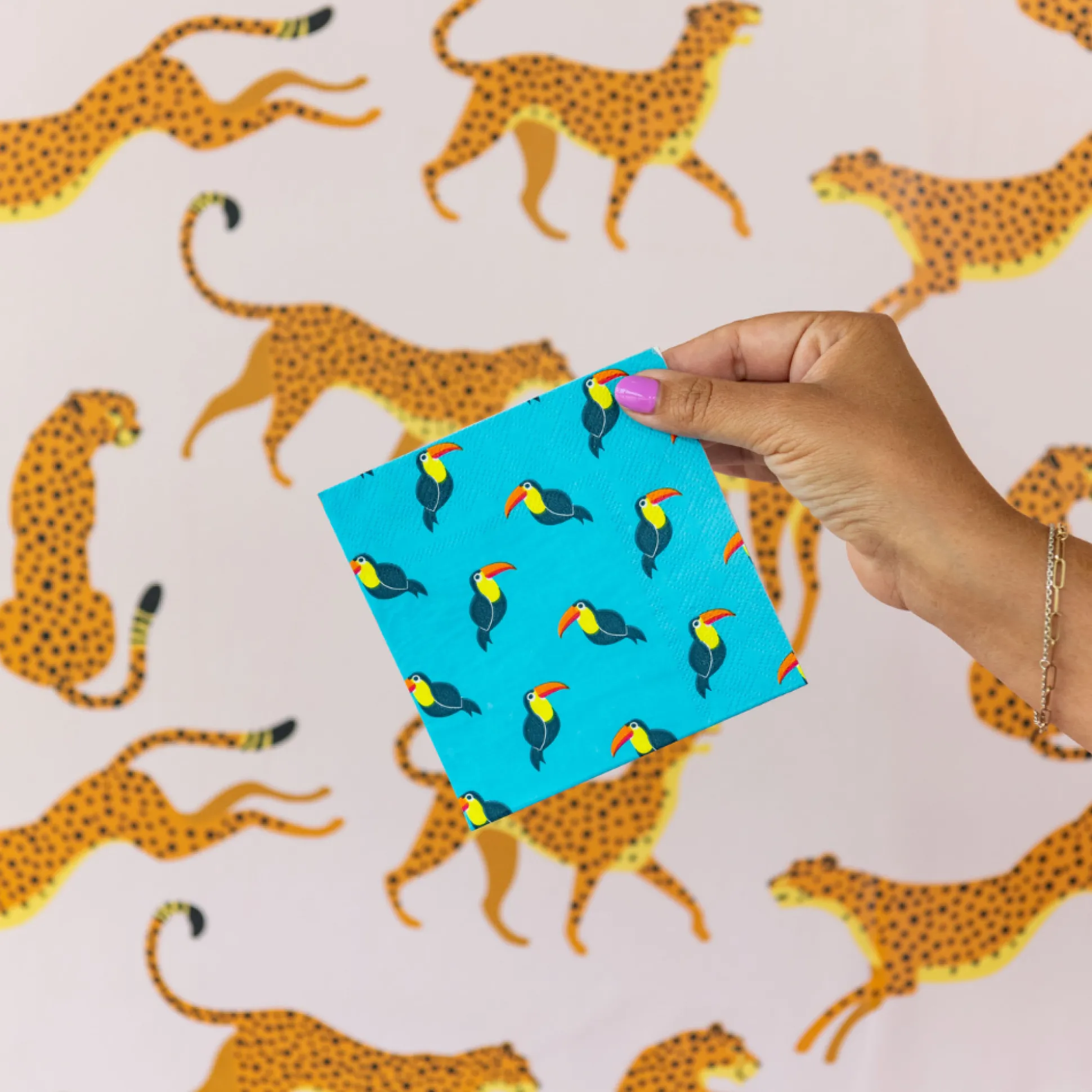 Jungle Animals Large Napkins, Pack of 16