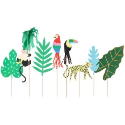 Jungle Jamboree Cake Toppers (x 8)