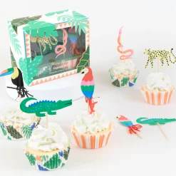 Jungle Jamboree Cupcake Kit (x 24 toppers)