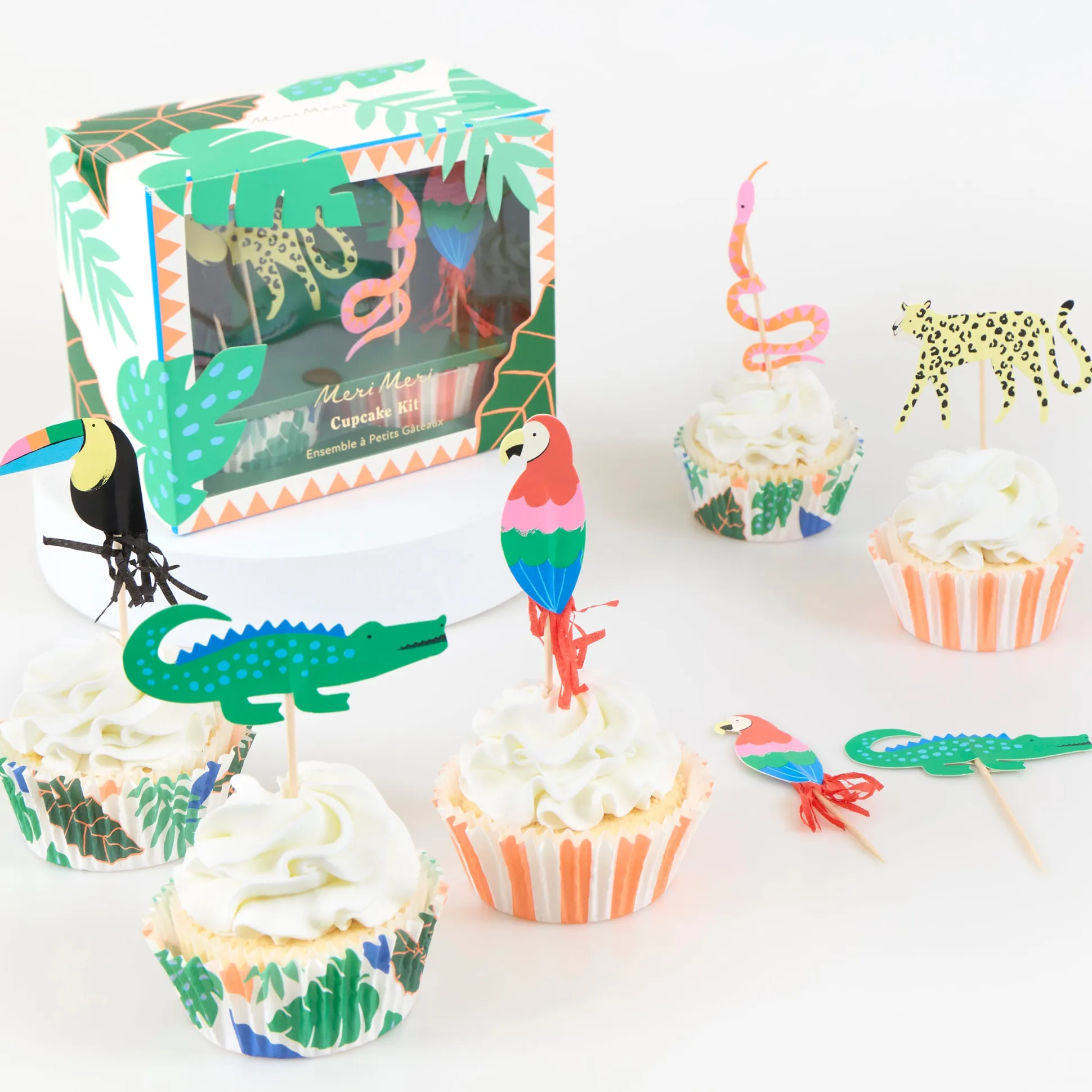 Jungle Jamboree Cupcake Kit (x 24 toppers)