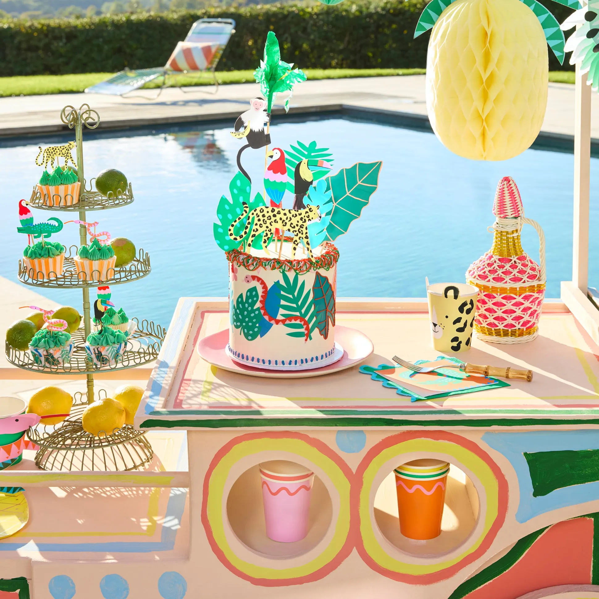 Jungle Jamboree Cupcake Kit (x 24 toppers)
