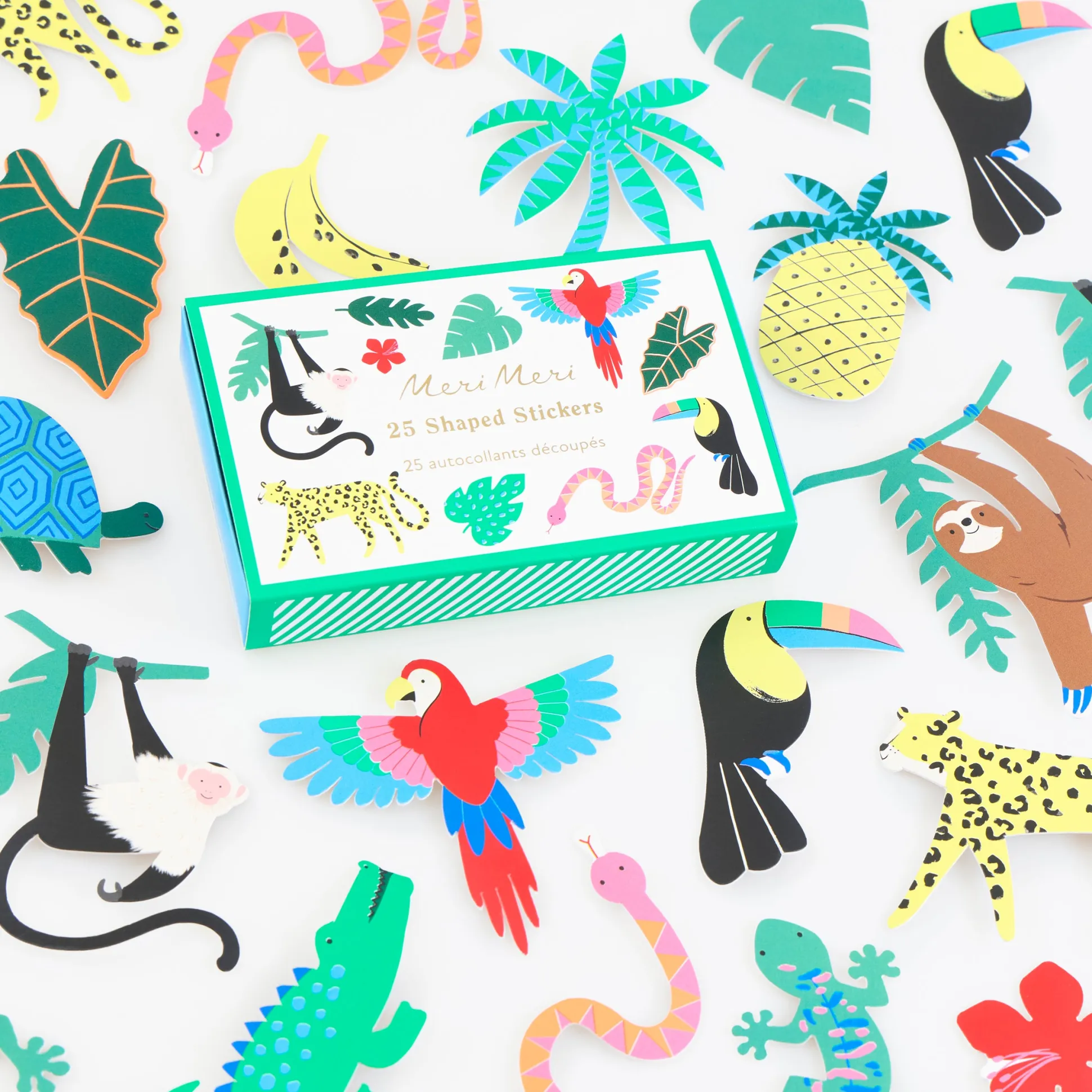 Jungle Jamboree Shaped Stickers (x 25 stickers)