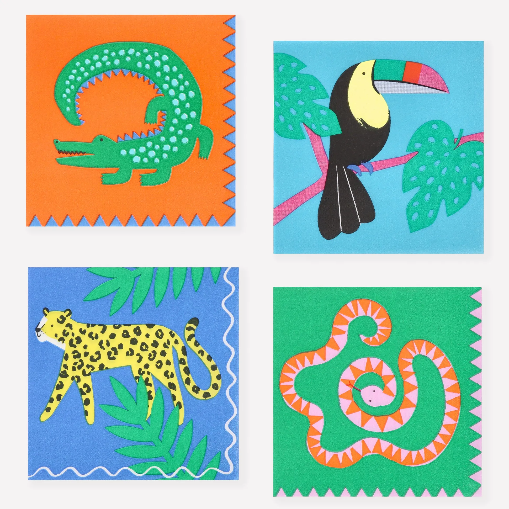 Jungle Jamboree Small Napkins (x 16)
