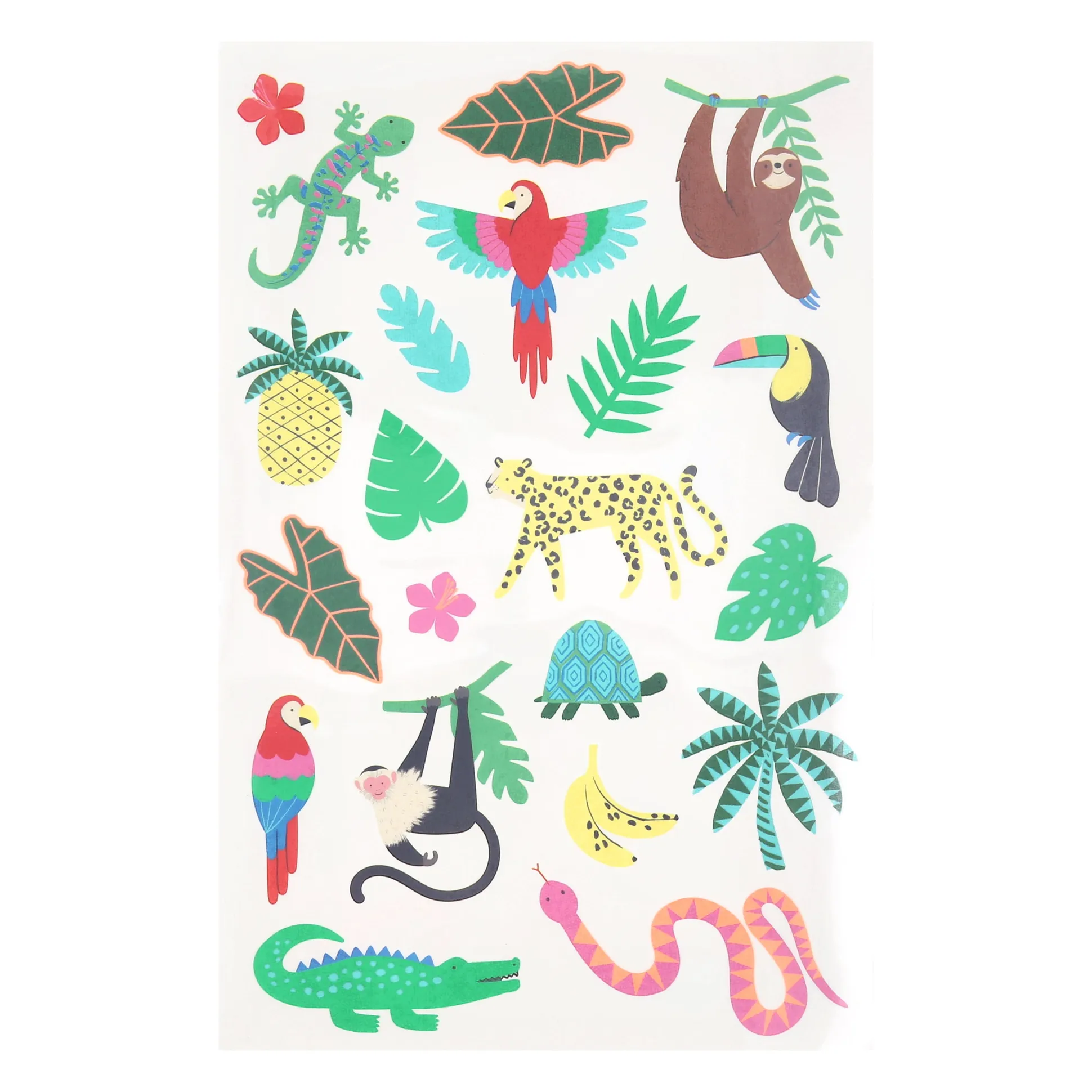 Jungle Jamboree Temporary Tattoos (x 2 sheets)