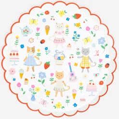 Kitten Club Dinner Plates (x 8)