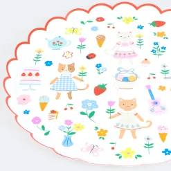 Kitten Club Dinner Plates (x 8)