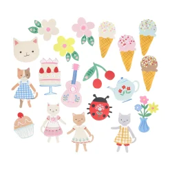 Kitten Club Shaped Stickers (x 25 stickers)