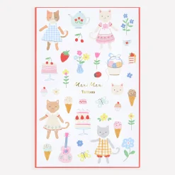 Kitten Club Temporary Tattoos (x 2 sheets)