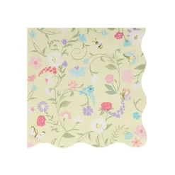Ladurée Floral Small Napkins, Pack of 16