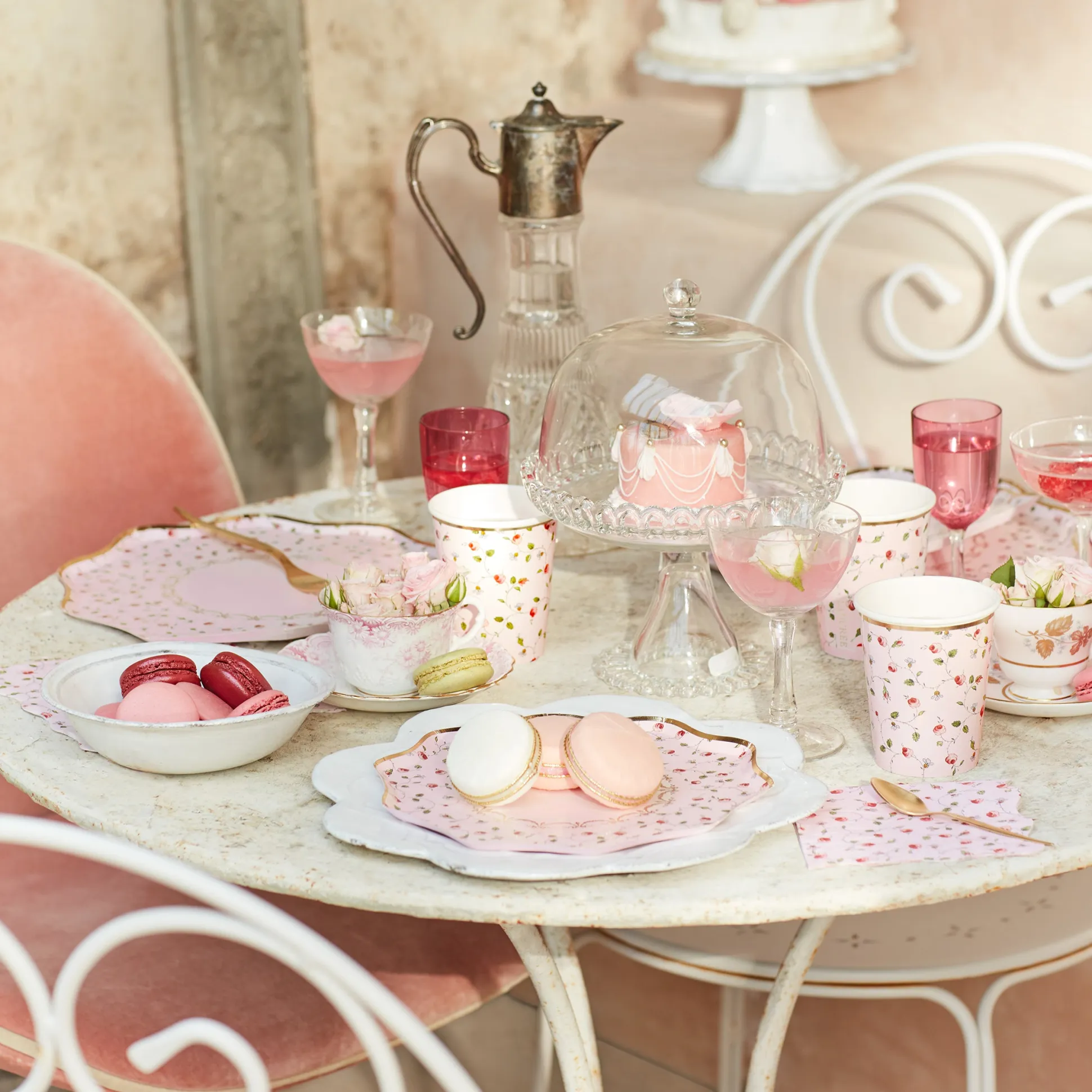 Ladurée Marie-Antoinette Dinner Plates, Pack of 8