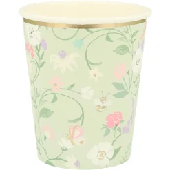 Ladurée Paris Floral Cups, Pack of 8
