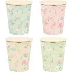 Ladurée Paris Floral Cups, Pack of 8