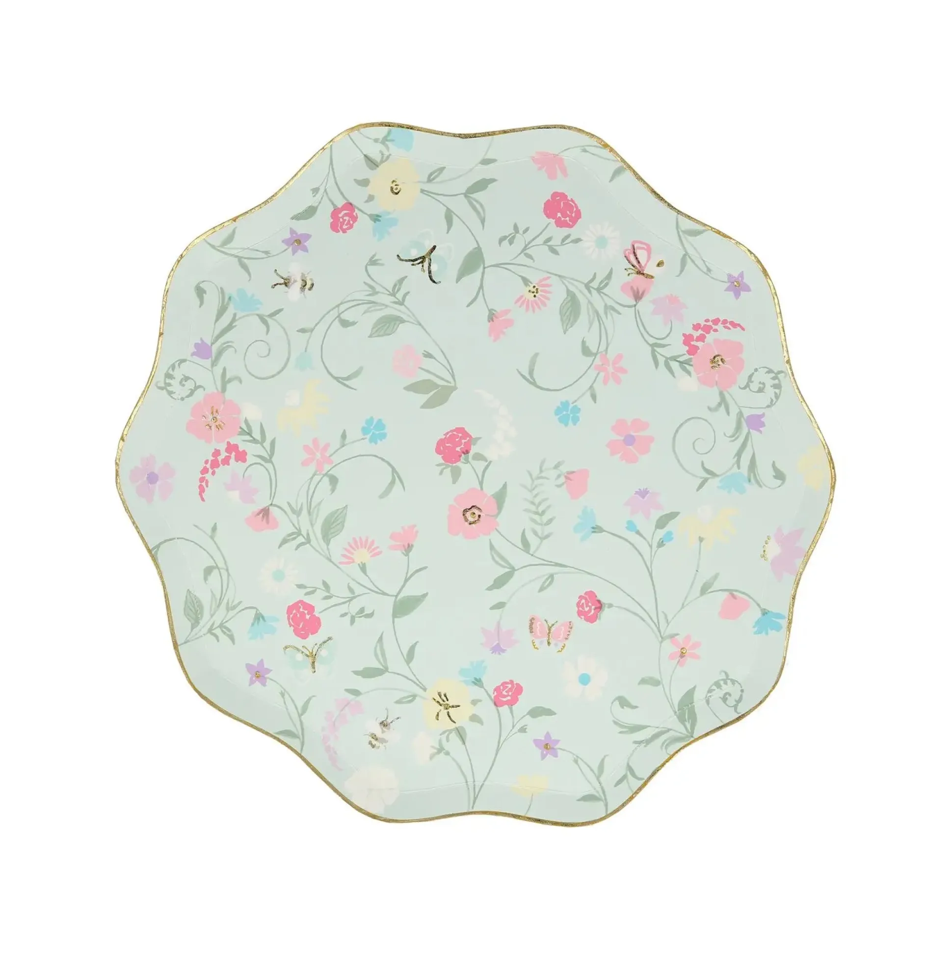 Ladurée Paris Floral Side Plates, Pack of 8