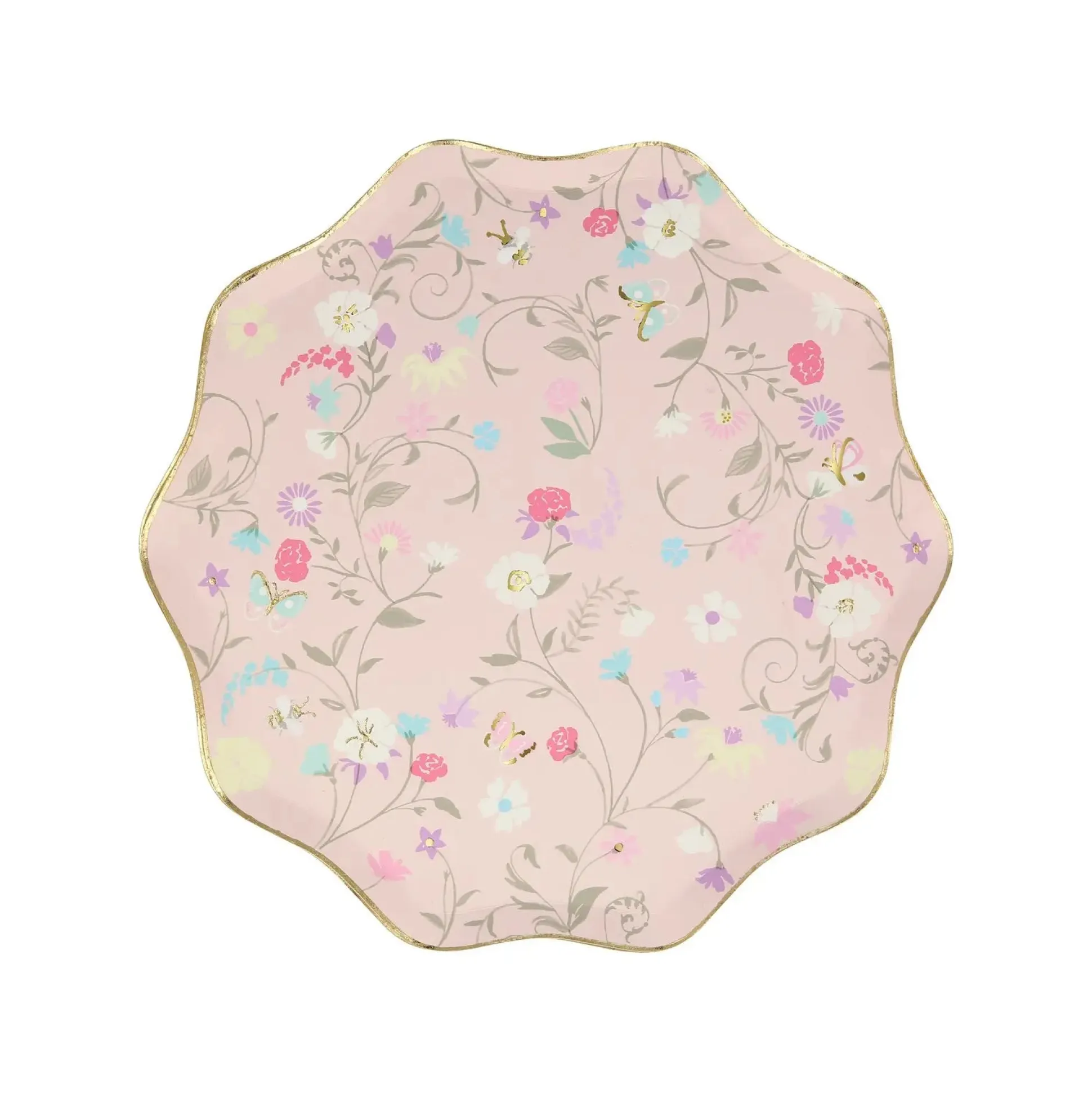 Ladurée Paris Floral Side Plates, Pack of 8