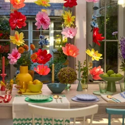 Large Bright Flower Wall