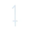 Large Slim Number 1 Candle