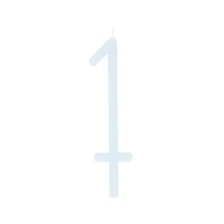 Large Slim Number 1 Candle