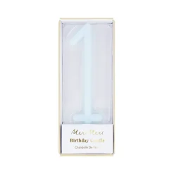 Large Slim Number 1 Candle