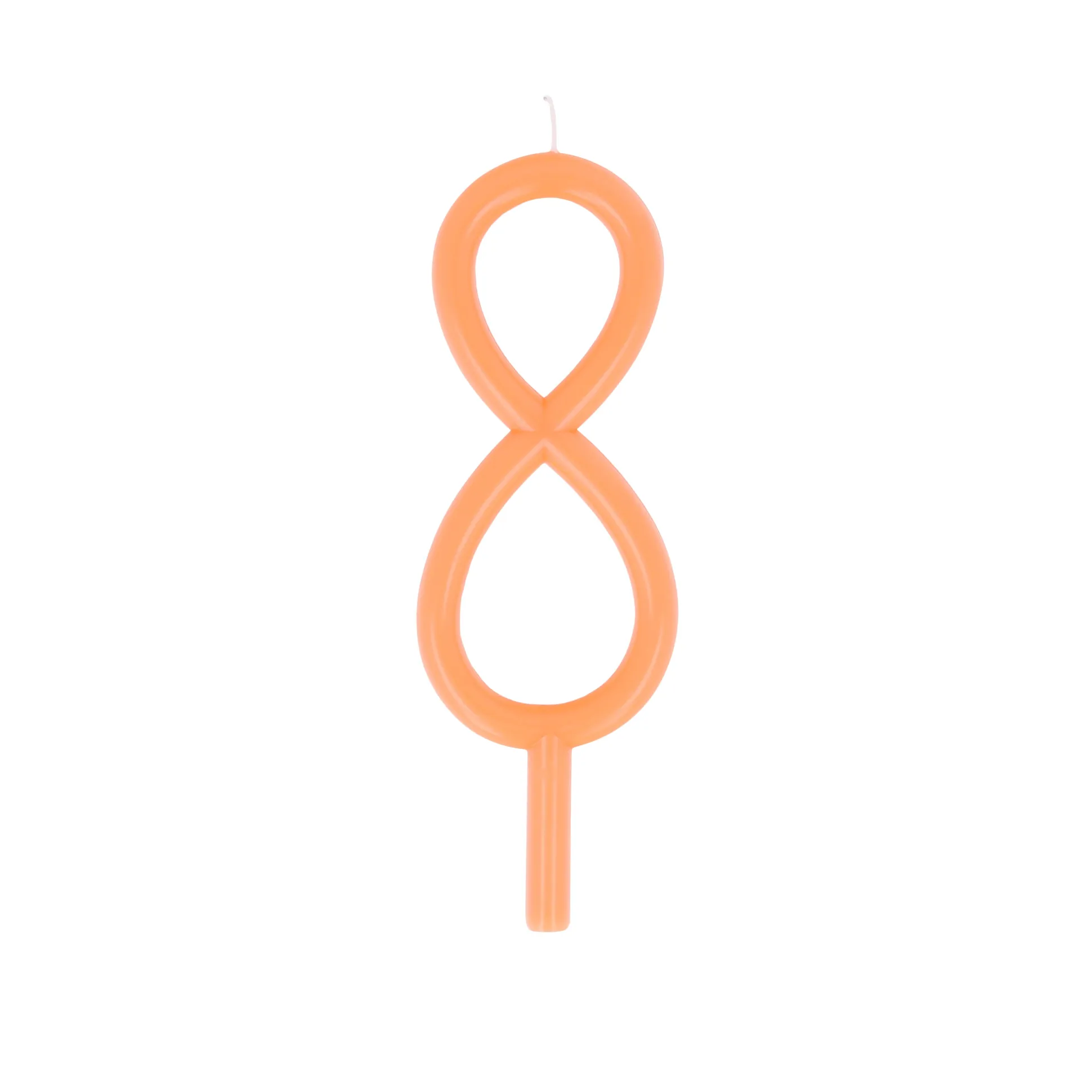 Large Slim Number 8 Candle