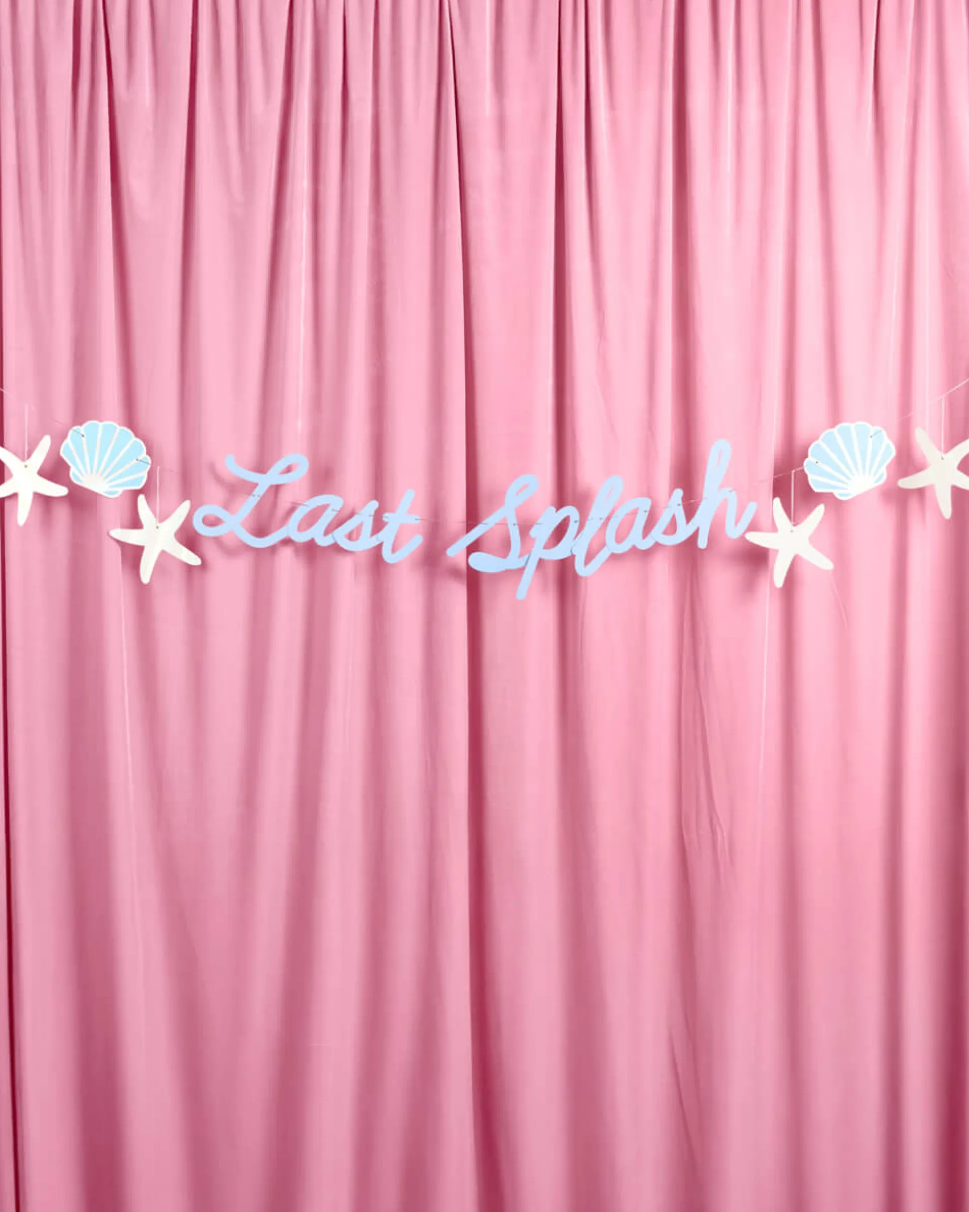 Last Splash Banner - matte blue banner