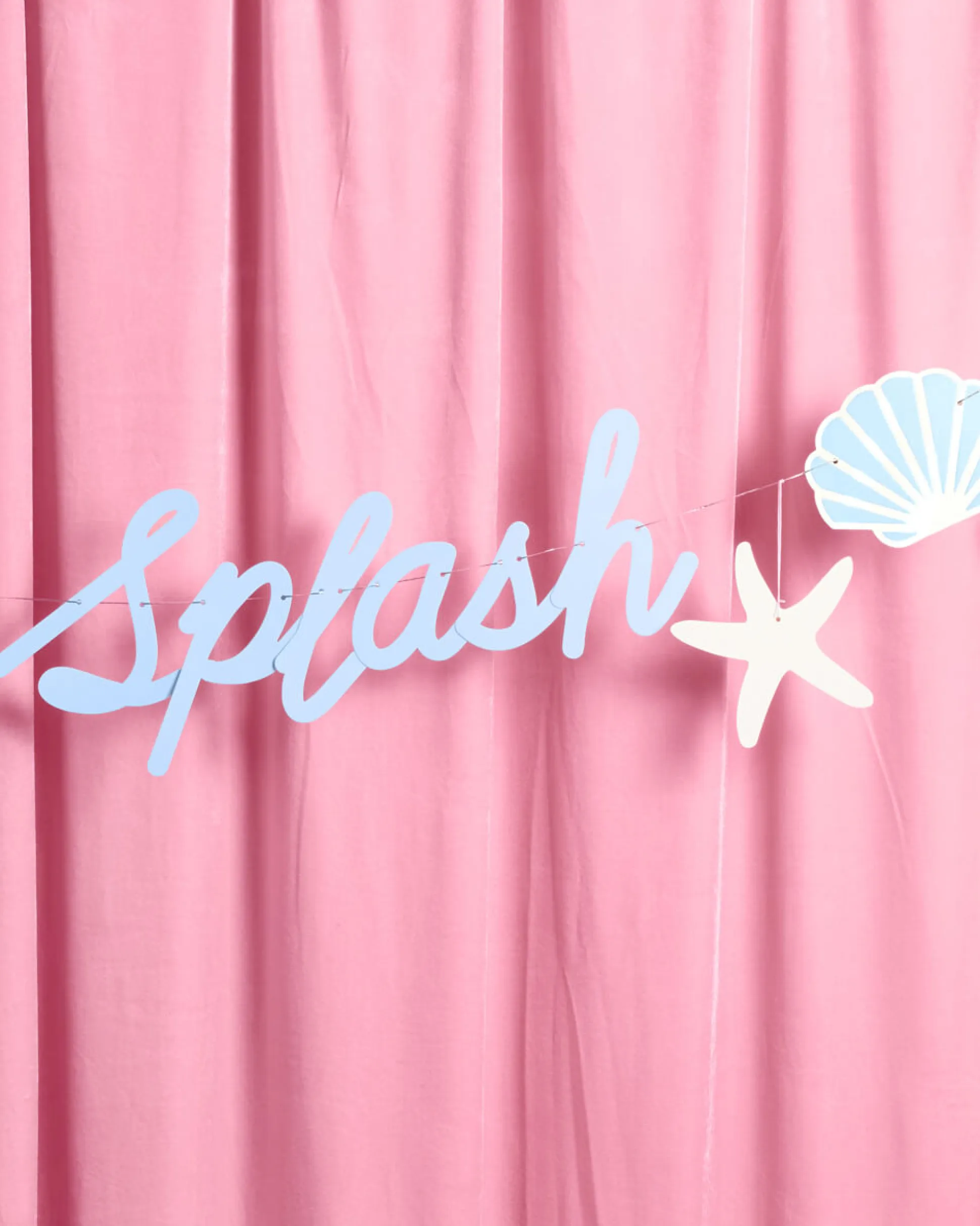 Last Splash Banner - matte blue banner