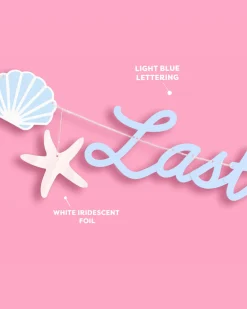 Last Splash Banner - matte blue banner