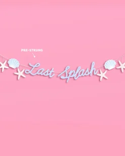 Last Splash Banner - matte blue banner