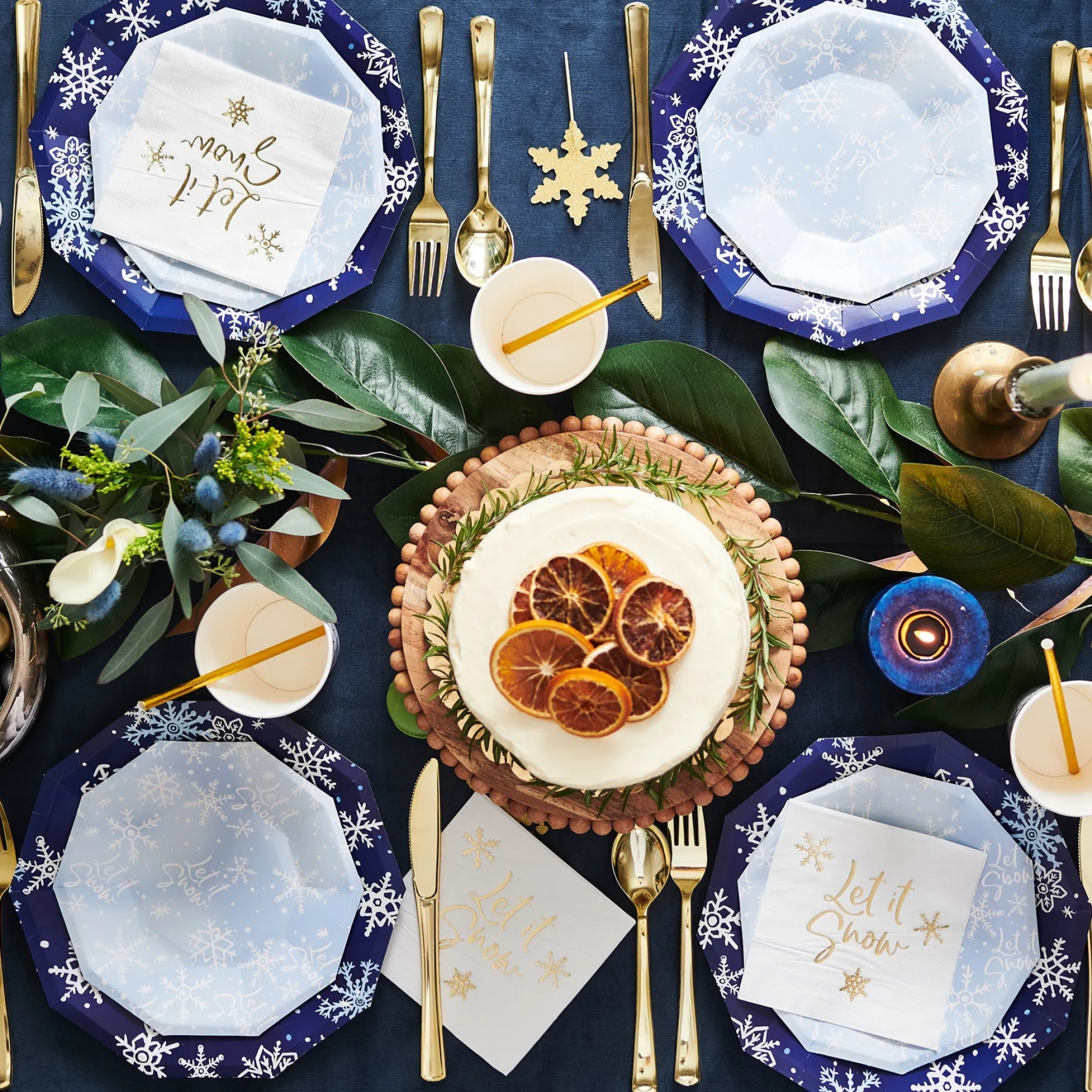 Let It Snow Small Plates (10 per pack)