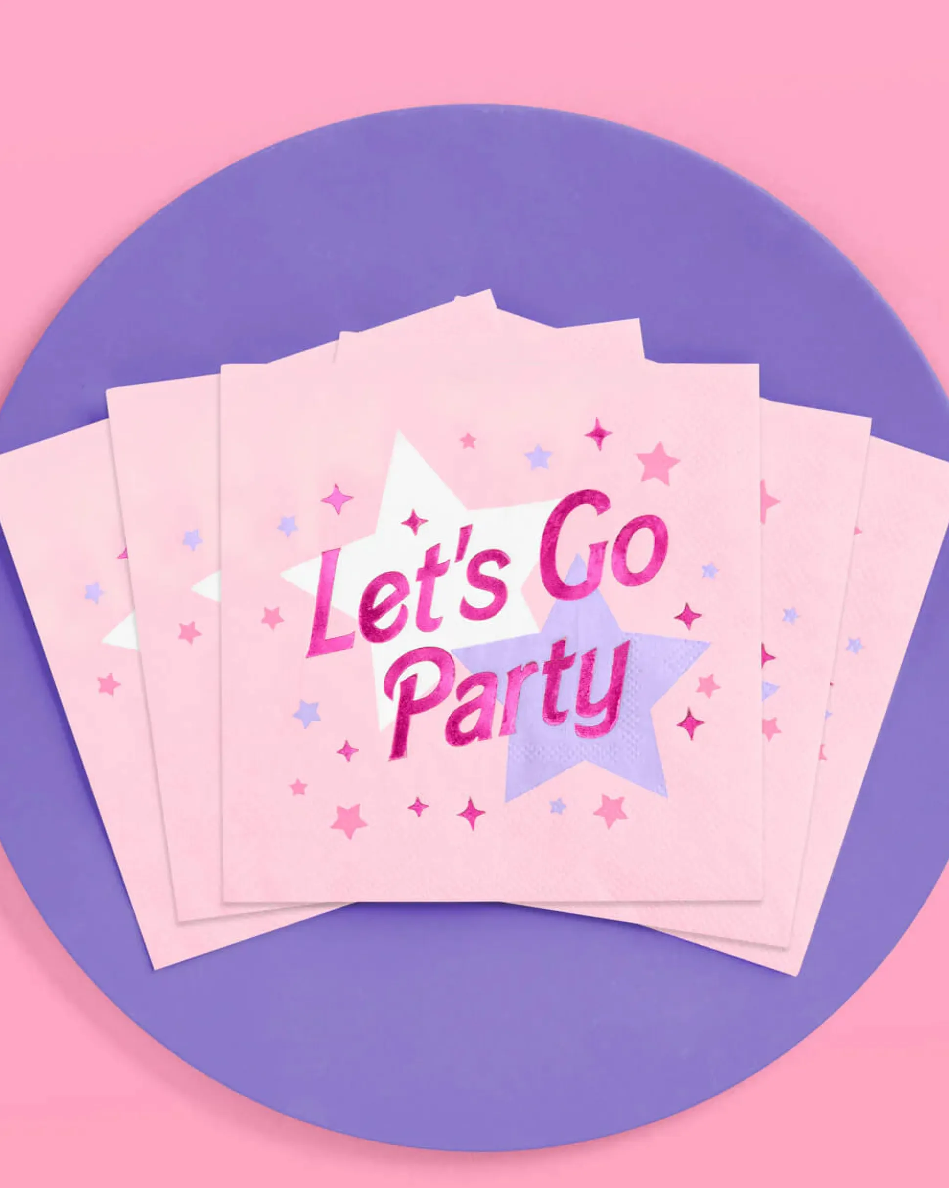 Let's Go Party Napkins, Pack of 25