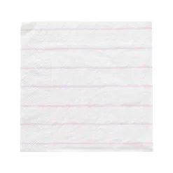 Lilac Frenchie Striped Large Napkins, Pack of 16