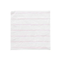 Lilac Frenchie Striped Petite Napkins, Pack of 16