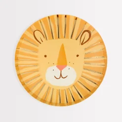 Lion Plates, Pack of 8