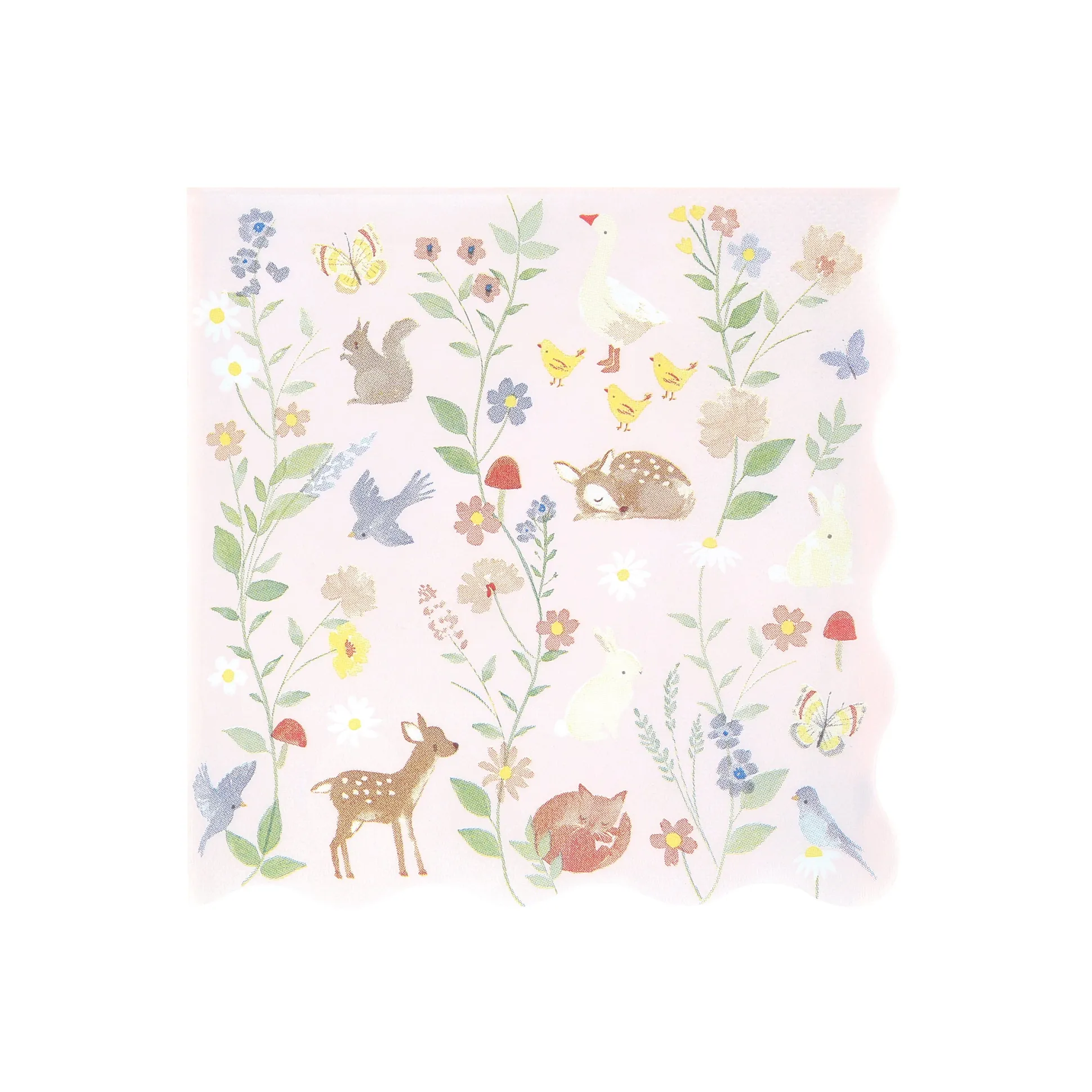 Little Animals Large Napkins (x 16)