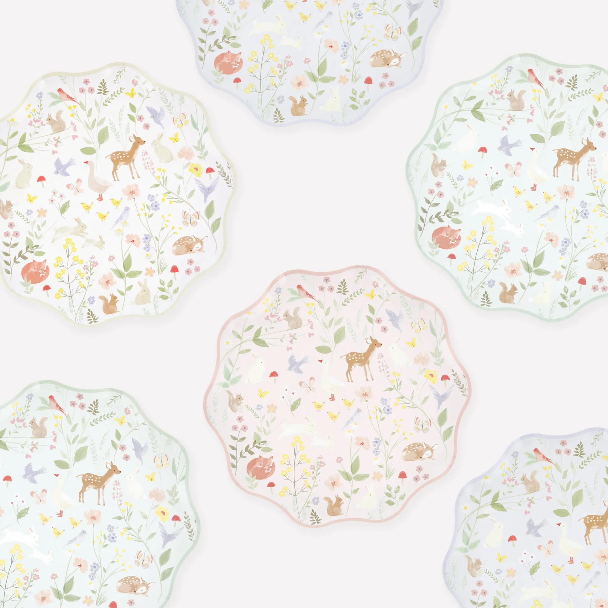 Little Animals Side Plates (x 8)