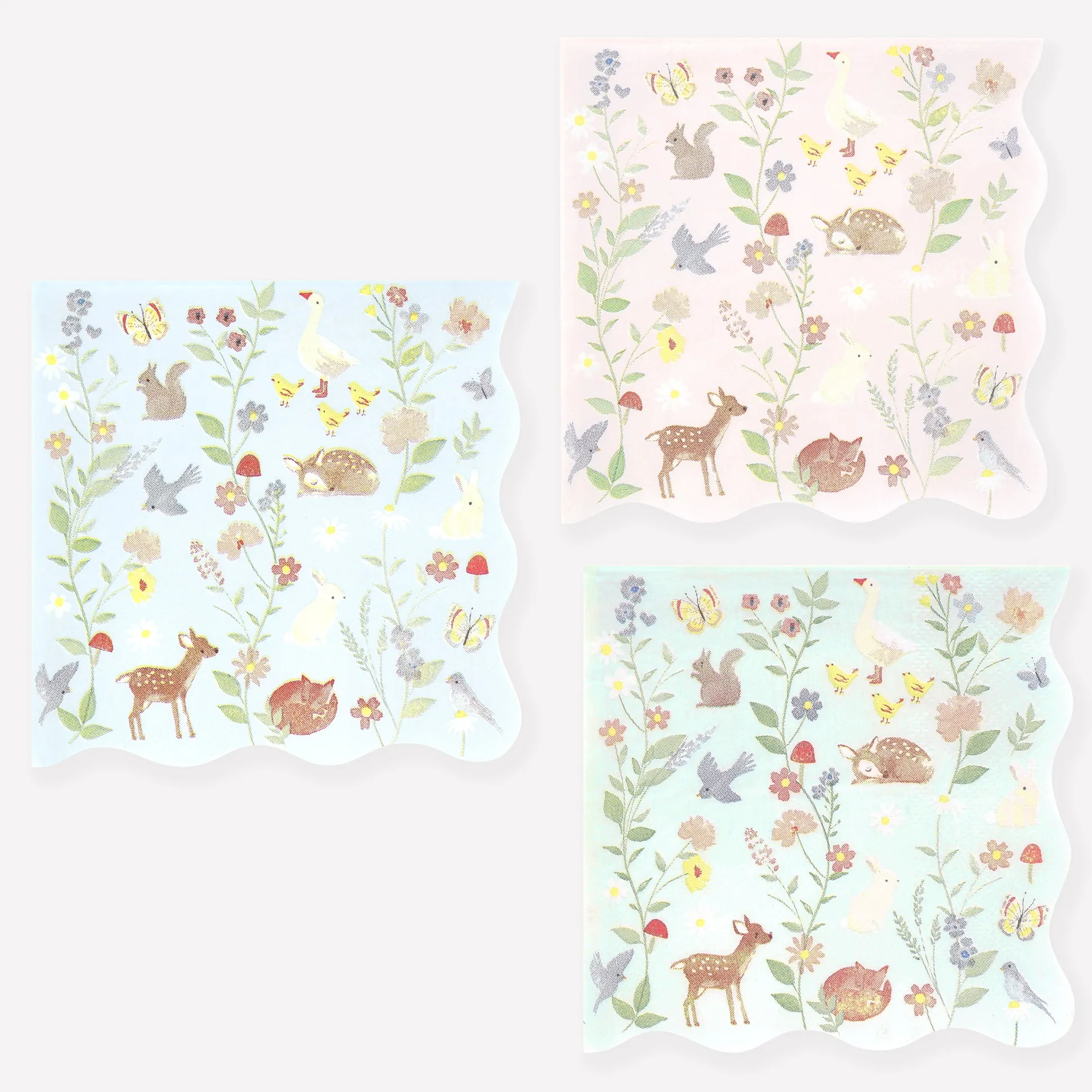 Little Animals Small Napkins (x 16)